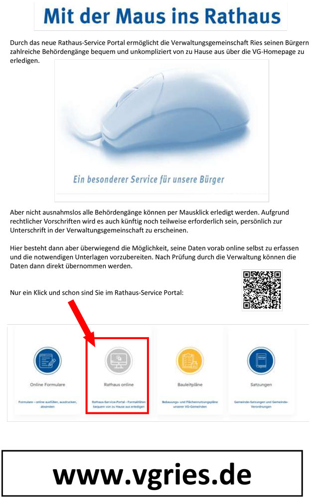 Rathaus Service Portal 2024